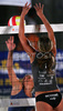 Tjasa Dimec and Snezana Rajak of Armal Nes Sloving and Erika and Simon Fabjan of Fabjan VC Portoroz during final match of Women National championships in beach volleyball between team Armal Nes Sloving and team Fabjan VC Portoroz. Final match of Women National championships in beach volleyball was held in Kranj, Slovenia on 28th of July 2007. Match was won by Armal Nes Sloving.
