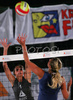 Tjasa Dimec and Snezana Rajak of Armal Nes Sloving and Erika and Simon Fabjan of Fabjan VC Portoroz during final match of Women National championships in beach volleyball between team Armal Nes Sloving and team Fabjan VC Portoroz. Final match of Women National championships in beach volleyball was held in Kranj, Slovenia on 28th of July 2007. Match was won by Armal Nes Sloving.

