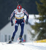 Nikolay Kruglov of Russia skiing during sprint competition of the Biathlon World Cup in Pokljuka. Biathlon Ruhrgas World Cup was held on Pokljuka, Slovenia between 16. and 20.February 2005. Biathletes were competing on Wednesday in 10km sprint race which was won by Alexandre Syman of Belarus, Sergei Roshkov of Russia placed second while Andreas Birnbacher of Germany finished third.
