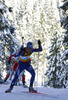 Jay Hakkinen of Usa skiing during men sprint race of e.on Ruhrgas IBU Biathlon World cup which was held on Pokljuka, Slovenia on 8.March 2006.
