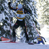 Ricco Gross of Germany skiing during men sprint race of e.on Ruhrgas IBU Biathlon World cup which was held on Pokljuka, Slovenia on 8.March 2006.
