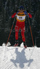 Ole Einar Bjoerndalen of Norway skiing during men sprint race of e.on Ruhrgas IBU Biathlon World cup which was held on Pokljuka, Slovenia on 8.March 2006.
