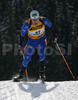 Jouni Kinnunen of Finland skiing during men sprint race of e.on Ruhrgas IBU Biathlon World cup which was held on Pokljuka, Slovenia on 8.March 2006.
