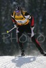 Ludwig Gredler of Austria skiing during men sprint race of e.on Ruhrgas IBU Biathlon World cup which was held on Pokljuka, Slovenia on 8.March 2006.
