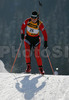 Tadeja Brankovic of Slovenia skiing during women sprint race of e.on Ruhrgas IBU Biathlon World cup which was held on Pokljuka, Slovenia on 9.March 2006.
