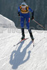 Kaisa Makarainen of Finland skiing during women sprint race of e.on Ruhrgas IBU Biathlon World cup which was held on Pokljuka, Slovenia on 9.March 2006.
