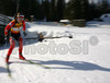 Lucija Larisi of Slovenia skiing during women sprint race of e.on Ruhrgas IBU Biathlon World cup which was held on Pokljuka, Slovenia on 9.March 2006.
