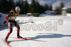Third placed Florence Baverel-Robert of France skiing during women sprint race of e.on Ruhrgas IBU Biathlon World cup which was held on Pokljuka, Slovenia on 9.March 2006.
