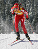 Tomasz Sikora of Poland skiing during men pursuit race of e.on Ruhrgas IBU Biathlon World cup which was held on Pokljuka, Slovenia on 11.March 2006.
