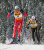 Frode Andresen of Norway skiing during men pursuit race of e.on Ruhrgas IBU Biathlon World cup which was held on Pokljuka, Slovenia on 11.March 2006.
