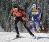 Sven Fischer of Germany skiing during men pursuit race of e.on Ruhrgas IBU Biathlon World cup which was held on Pokljuka, Slovenia on 11.March 2006.
