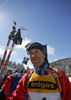Portrait of winner Ole Einar Bjoerndalen of Norway after men pursuit race of e.on Ruhrgas IBU Biathlon World cup which was held on Pokljuka, Slovenia on 11.March 2006.
