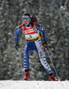 Michela Ponza of Italy skiing during women pursuit race of e.on Ruhrgas IBU Biathlon World cup which was held on Pokljuka, Slovenia on 11.March 2006.
