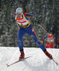 Anna Carin Olofsson of Sweden skiing during women pursuit race of e.on Ruhrgas IBU Biathlon World cup which was held on Pokljuka, Slovenia on 11.March 2006.
