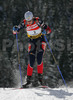 Winner Sandrine Bailly of France skiing during women pursuit race of e.on Ruhrgas IBU Biathlon World cup which was held on Pokljuka, Slovenia on 11.March 2006.
