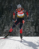 Winner Sandrine Bailly of France skiing during women pursuit race of e.on Ruhrgas IBU Biathlon World cup which was held on Pokljuka, Slovenia on 11.March 2006.
