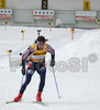 Nikolay Kruglov of Russia leaving shooting place after final shooting during mixed relay race of IBU Biathlon World Championship which was held on Pokljuka, Slovenia on 12.March 2006. Race was won by relay of Russia, relay of Norway placed second, while relay of France finished third.
