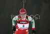 5th placed Natalya Sokolova of Belarus skiing in women sprint race on Pokljuka, Slovenia. IBU Biathlon World Cup sprint race was held on Pokljuka, Slovenia on 17th of January 2007.
