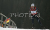 Fourth placed Florence Baverel-Robert of France skiing in women sprint race on Pokljuka, Slovenia. IBU Biathlon World Cup sprint race was held on Pokljuka, Slovenia on 17th of January 2007.

