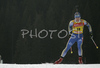 Winner Anna Carin Olofsson of Sweden skiing in women sprint race on Pokljuka, Slovenia. IBU Biathlon World Cup sprint race was held on Pokljuka, Slovenia on 17th of January 2007.
