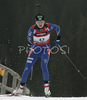 Kaisa Mäkäräinen of Finland skiing in women sprint race on Pokljuka, Slovenia. IBU Biathlon World Cup sprint race was held on Pokljuka, Slovenia on 17th of January 2007.
