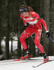 Third placed Emil Hegle Svendsen of Norway skiing in men sprint race on Pokljuka, Slovenia. IBU Biathlon World Cup sprint race was held on Pokljuka, Slovenia on 18th of January 2007.
