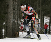 Sven Fischer of Germany skiing in men sprint race on Pokljuka, Slovenia. IBU Biathlon World Cup sprint race was held on Pokljuka, Slovenia on 18th of January 2007.
