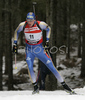 Second placed Björn Ferry of Sweden skiing in men sprint race on Pokljuka, Slovenia. IBU Biathlon World Cup sprint race was held on Pokljuka, Slovenia on 18th of January 2007.
