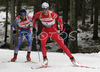 Frode Andresen of Norway skiing in men sprint race on Pokljuka, Slovenia. IBU Biathlon World Cup sprint race was held on Pokljuka, Slovenia on 18th of January 2007.
