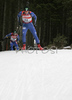 Jarkko Kauppinen of Finland skiing in men sprint race on Pokljuka, Slovenia. IBU Biathlon World Cup sprint race was held on Pokljuka, Slovenia on 18th of January 2007.
