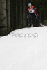 Frederic Jean of France skiing in men sprint race on Pokljuka, Slovenia. IBU Biathlon World Cup sprint race was held on Pokljuka, Slovenia on 18th of January 2007.
