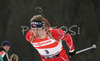 Emil Hegle Svendsen of Norway skiing in men pursuit race on Pokljuka, Slovenia. IBU Biathlon World Cup sprint race was held on Pokljuka, Slovenia on 20th of January 2007.
