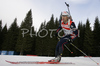 Simon Fourcade of France skiing in men pursuit race on Pokljuka, Slovenia. IBU Biathlon World Cup sprint race was held on Pokljuka, Slovenia on 20th of January 2007.
