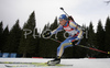 Bjorn Ferry of Sweden skiing in men pursuit race on Pokljuka, Slovenia. IBU Biathlon World Cup sprint race was held on Pokljuka, Slovenia on 20th of January 2007.
