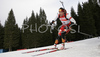 Winner Christoph Sumann of Austria skiing in men pursuit race on Pokljuka, Slovenia. IBU Biathlon World Cup sprint race was held on Pokljuka, Slovenia on 20th of January 2007.
