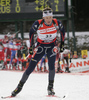 Ferreol Cannard of France leaving shooting place after third shooting in men pursuit race on Pokljuka, Slovenia. IBU Biathlon World Cup sprint race was held on Pokljuka, Slovenia on 20th of January 2007.
