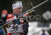 Julien Robert of France after third shooting in men pursuit race on Pokljuka, Slovenia. IBU Biathlon World Cup sprint race was held on Pokljuka, Slovenia on 20th of January 2007.
