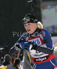 Kaisa Mäkäräinen of Finland leaving shooting place after third shooting in women mass start race on Pokljuka, Slovenia. IBU Biathlon World Cup sprint race was held on Pokljuka, Slovenia on 21th of January 2007. <br> Credit: Primoz Jeroncic / PhotoSI
