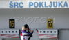Kaisa Mäkäräinen of Finland during last shooting in women mass start race on Pokljuka, Slovenia. IBU Biathlon World Cup sprint race was held on Pokljuka, Slovenia on 21th of January 2007. <br> Credit: Primoz Jeroncic / PhotoSI
