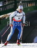 Klemen Bauer of Slovenia skiing in men individual race of e.on Ruhrgas IBU Biathlon World Cup. Men individual race of e.on Ruhrgas IBU Biathlon World Cup was held in Pokljuka, Slovenia, on 13th of December 2007.
