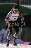 Andreas Birnbacher of Germany skiing in men individual race of e.on Ruhrgas IBU Biathlon World Cup. Men individual race of e.on Ruhrgas IBU Biathlon World Cup was held in Pokljuka, Slovenia, on 13th of December 2007.
