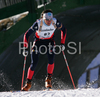 Lois Habert of France skiing in men individual race of e.on Ruhrgas IBU Biathlon World Cup. Men individual race of e.on Ruhrgas IBU Biathlon World Cup was held in Pokljuka, Slovenia, on 13th of December 2007.
