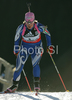 Katja Haller of Italy skiing in women individual race of e.on Ruhrgas IBU Biathlon World Cup. Women individual race of e.on Ruhrgas IBU Biathlon World Cup was held in Pokljuka, Slovenia, on 13th of December 2007.
