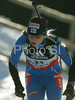 Mari Laukkanen of Finland skiing in women individual race of e.on Ruhrgas IBU Biathlon World Cup. Women individual race of e.on Ruhrgas IBU Biathlon World Cup was held in Pokljuka, Slovenia, on 13th of December 2007.

