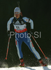 Teja Gregorin of Slovenia skiing in women individual race of e.on Ruhrgas IBU Biathlon World Cup. Women individual race of e.on Ruhrgas IBU Biathlon World Cup was held in Pokljuka, Slovenia, on 13th of December 2007.
