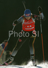 Third placed Martina Glagow of Germany skiing in women individual race of e.on Ruhrgas IBU Biathlon World Cup. Women individual race of e.on Ruhrgas IBU Biathlon World Cup was held in Pokljuka, Slovenia, on 13th of December 2007.
