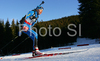 Kaisa Makarainen of Finland skiing in women individual race of e.on Ruhrgas IBU Biathlon World Cup. Women individual race of e.on Ruhrgas IBU Biathlon World Cup was held in Pokljuka, Slovenia, on 13th of December 2007.
