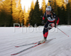 Delphine Peretto of France skiing in women individual race of e.on Ruhrgas IBU Biathlon World Cup. Women individual race of e.on Ruhrgas IBU Biathlon World Cup was held in Pokljuka, Slovenia, on 13th of December 2007.
