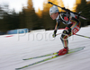 Kathrin Hitzer of Germany skiing in women individual race of e.on Ruhrgas IBU Biathlon World Cup. Women individual race of e.on Ruhrgas IBU Biathlon World Cup was held in Pokljuka, Slovenia, on 13th of December 2007.
