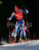 Second placed Dmitri Yaroshenko of Russia skiing in men sprint race of e.on Ruhrgas IBU Biathlon World Cup. Men sprint race of e.on Ruhrgas IBU Biathlon World Cup was held in Pokljuka, Slovenia, on 15th of December 2007.
